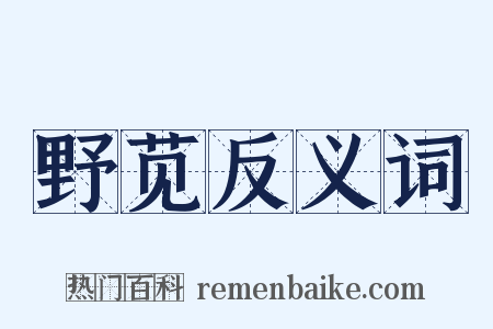 野苋反义词是什么意思的图片